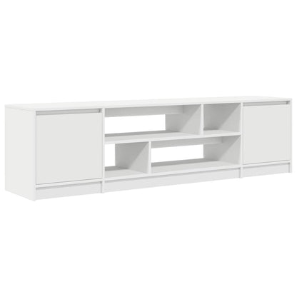vidaXL TV Cabinet | White | Engineered wood | Large | TV Cabinet | Rectangular