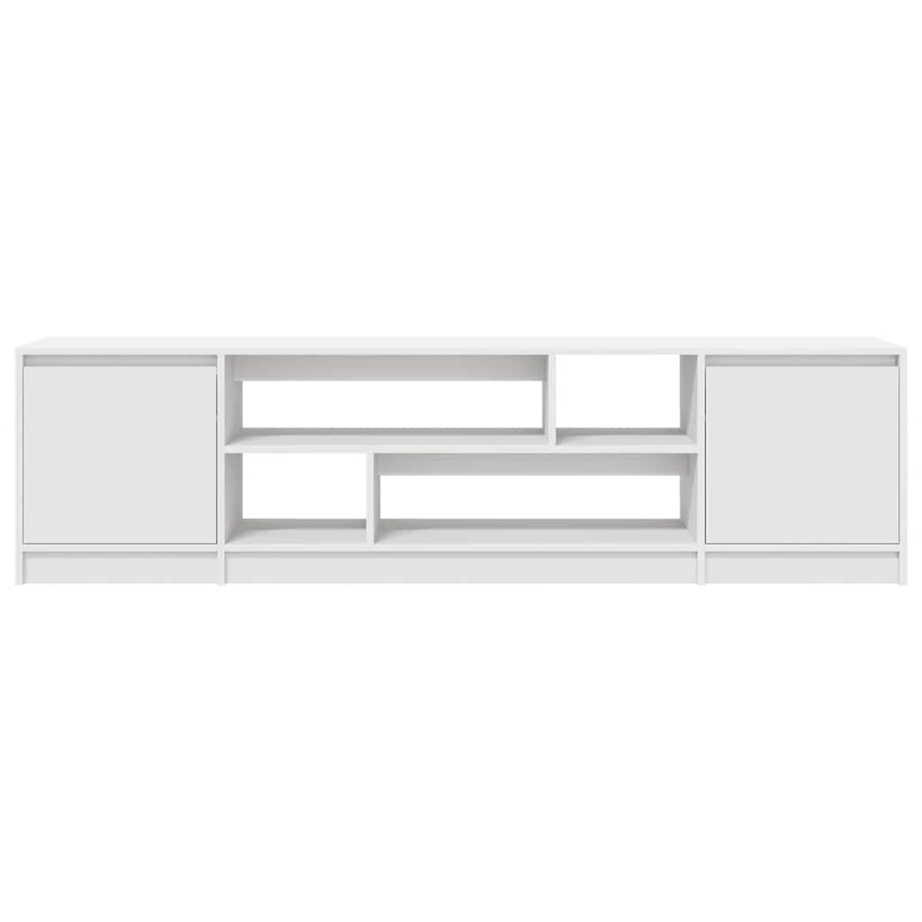 vidaXL TV Cabinet | White | Engineered wood | Large | TV Cabinet | Rectangular