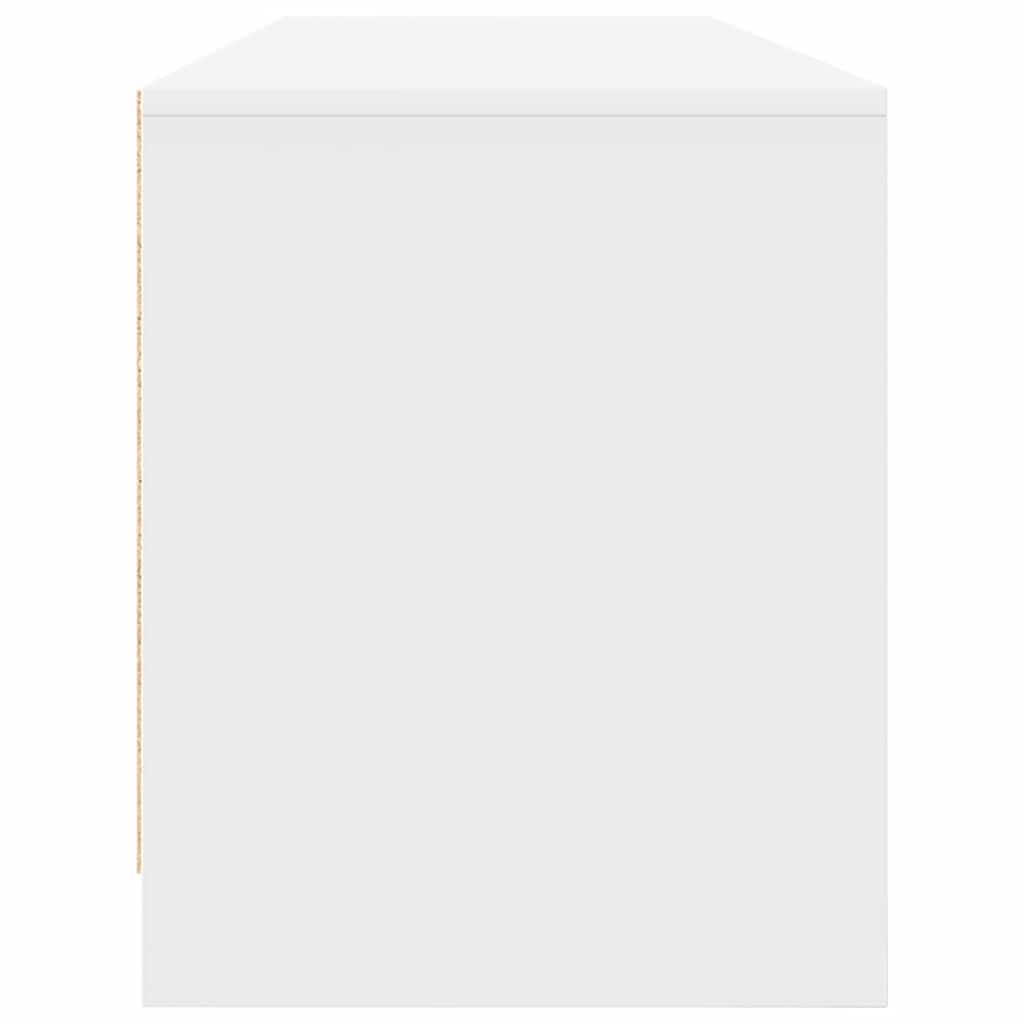 vidaXL TV Cabinet | White | Engineered wood | Large | TV Cabinet | Rectangular