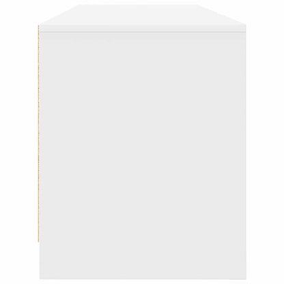vidaXL TV Cabinet | White | Engineered wood | Large | TV Cabinet | Rectangular