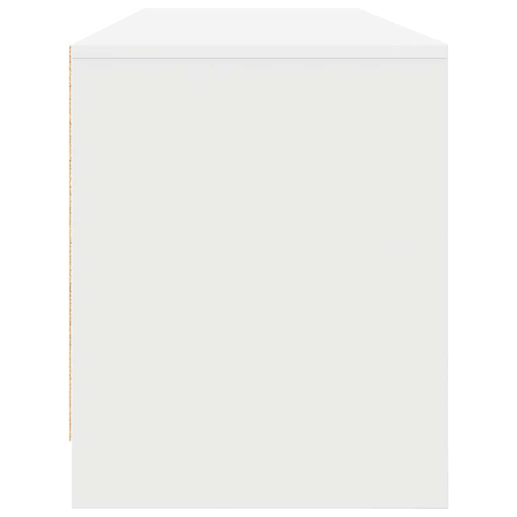 vidaXL TV Cabinet White 188,5x41x50 cm Engineered Wood