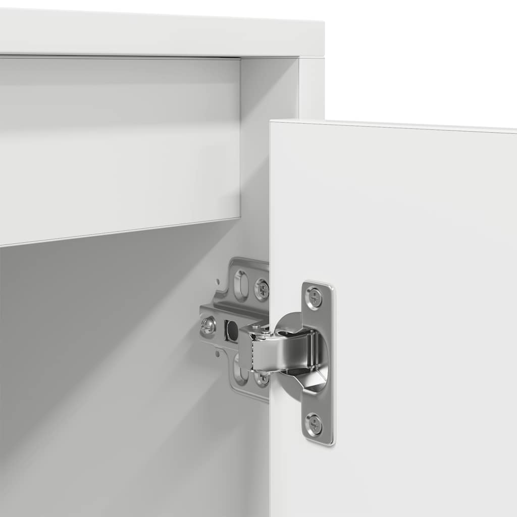 vidaXL TV Cabinet | White | Engineered wood | Large | TV Cabinet | Rectangular