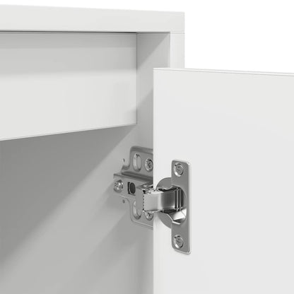 vidaXL TV Cabinet | White | Engineered wood | Large | TV Cabinet | Rectangular