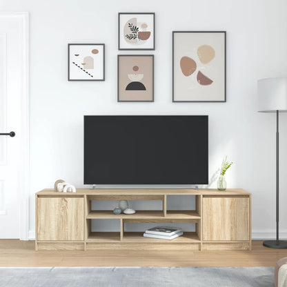 vidaXL TV Cabinet Sonoma Oak 188,5x41x50 cm Engineered Wood