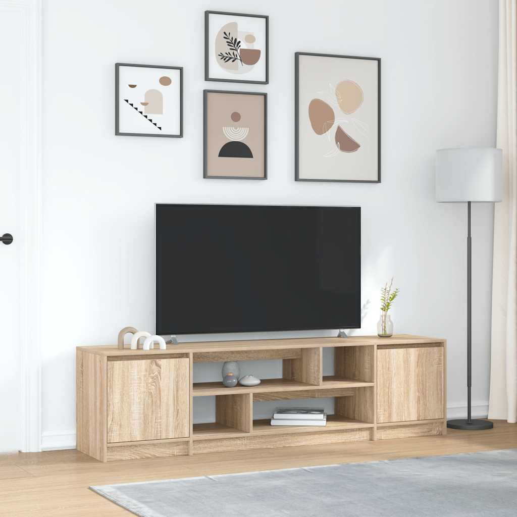 vidaXL TV Cabinet Sonoma Oak 188,5x41x50 cm Engineered Wood