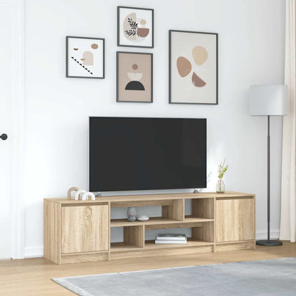 vidaXL TV Cabinet Sonoma Oak 188,5x41x50 cm Engineered Wood