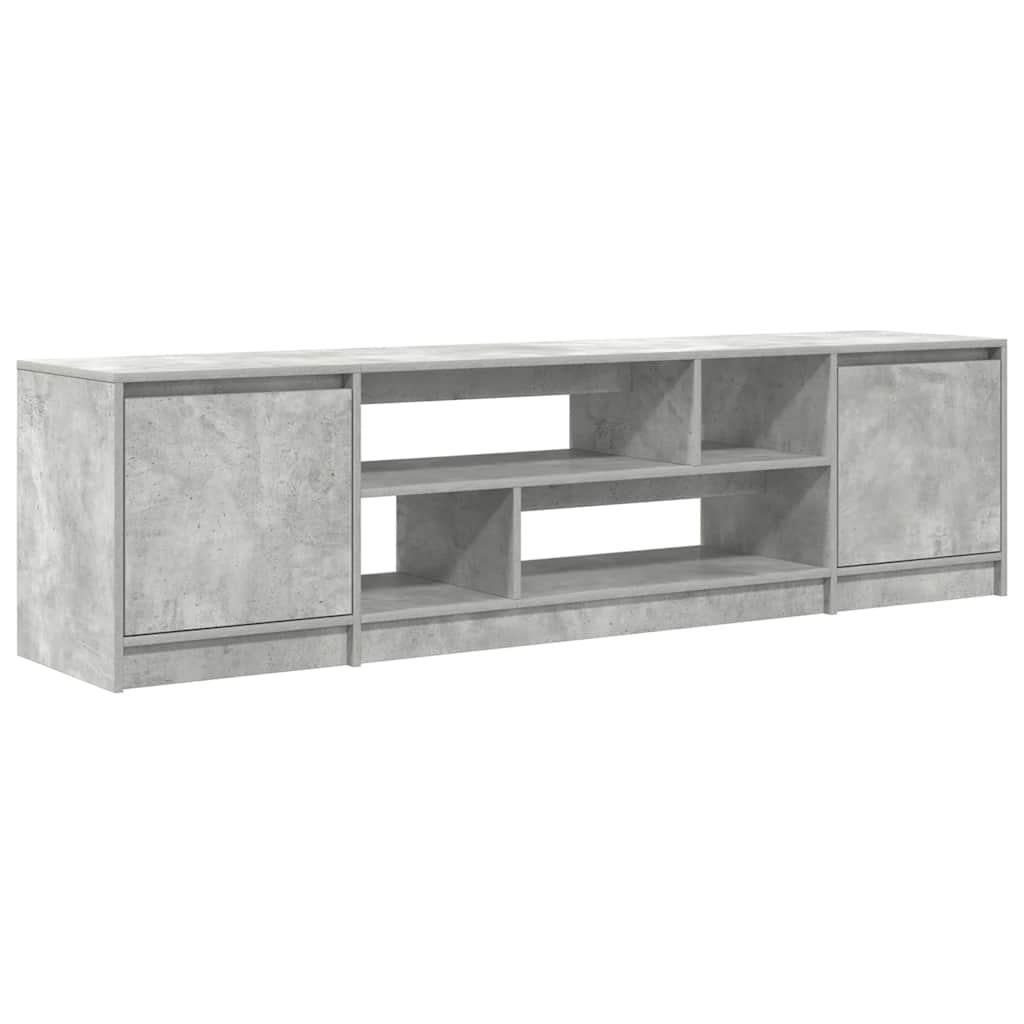 vidaXL TV Cabinet Concrete Grey 188,5x41x50 cm Engineered Wood
