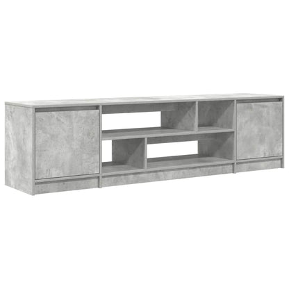 vidaXL TV Cabinet Concrete Grey 188,5x41x50 cm Engineered Wood