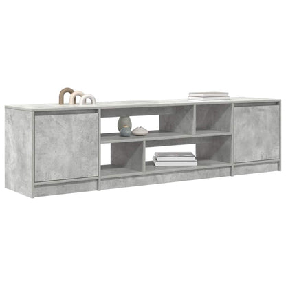 vidaXL TV Cabinet Concrete Grey 188,5x41x50 cm Engineered Wood