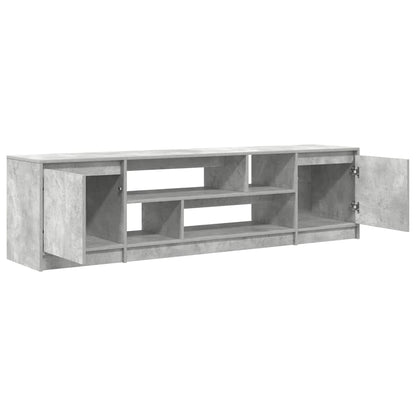 vidaXL TV Cabinet Concrete Grey 188,5x41x50 cm Engineered Wood