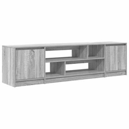 vidaXL TV Cabinet Grey Sonoma 188,5x41x50 cm Engineered Wood