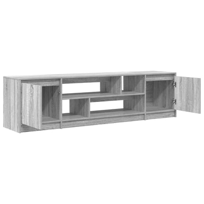 vidaXL TV Cabinet Grey Sonoma 188,5x41x50 cm Engineered Wood