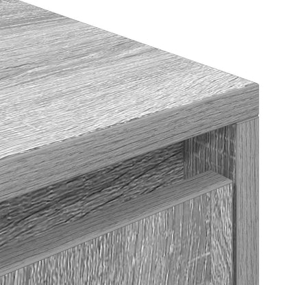 vidaXL TV Cabinet Grey Sonoma 188,5x41x50 cm Engineered Wood