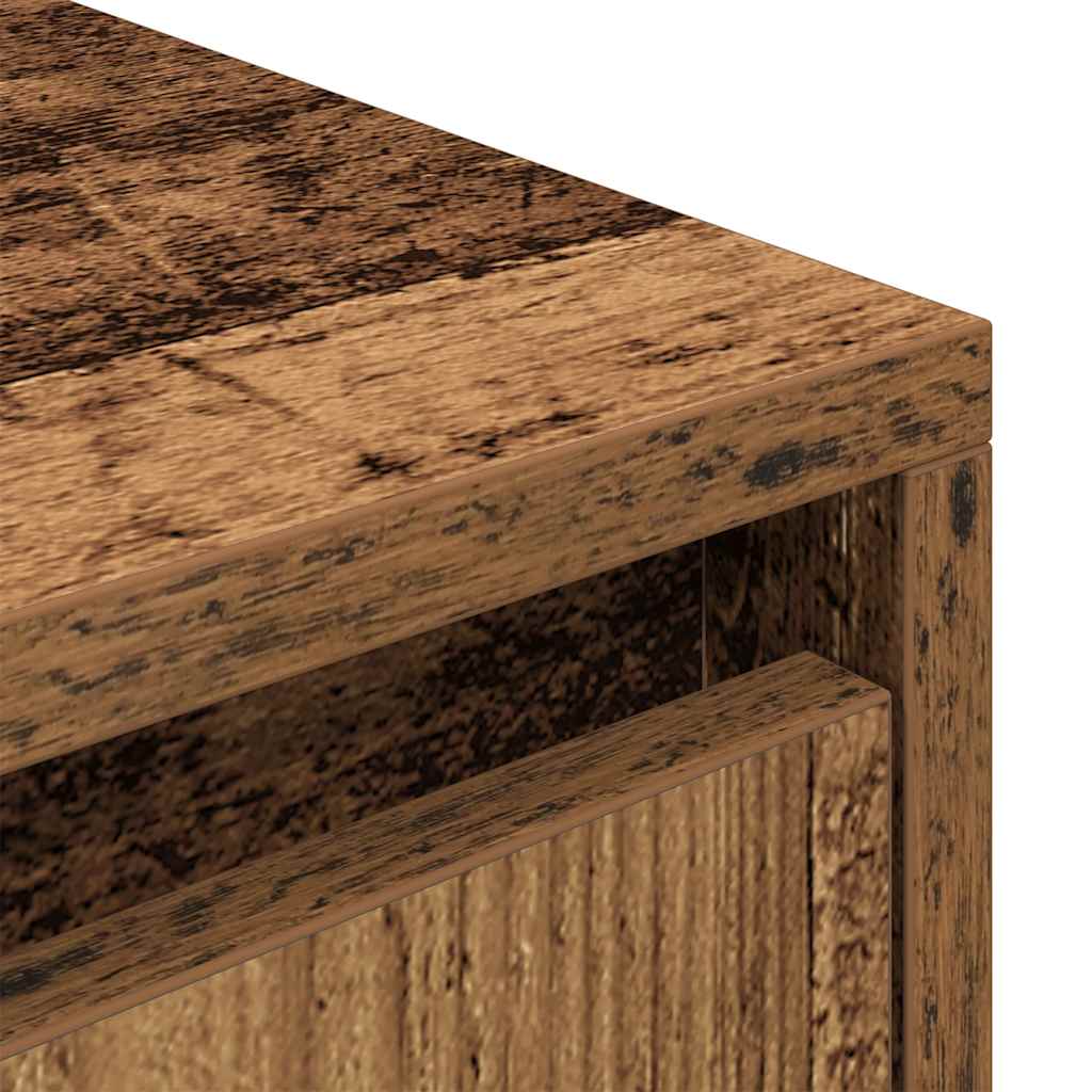 vidaXL TV Cabinet Old Wood 188.5x41x50 cm Engineered Wood