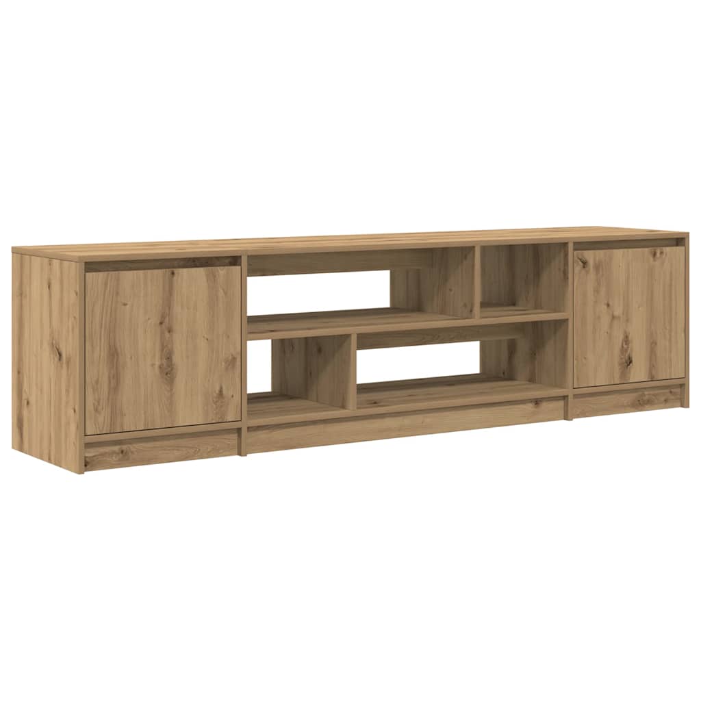 vidaXL TV Cabinet Artisan Oak 188,5x41x50 cm Engineered Wood