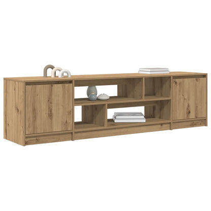 vidaXL TV Cabinet Artisan Oak 188.5x41x50 cm Engineered Wood