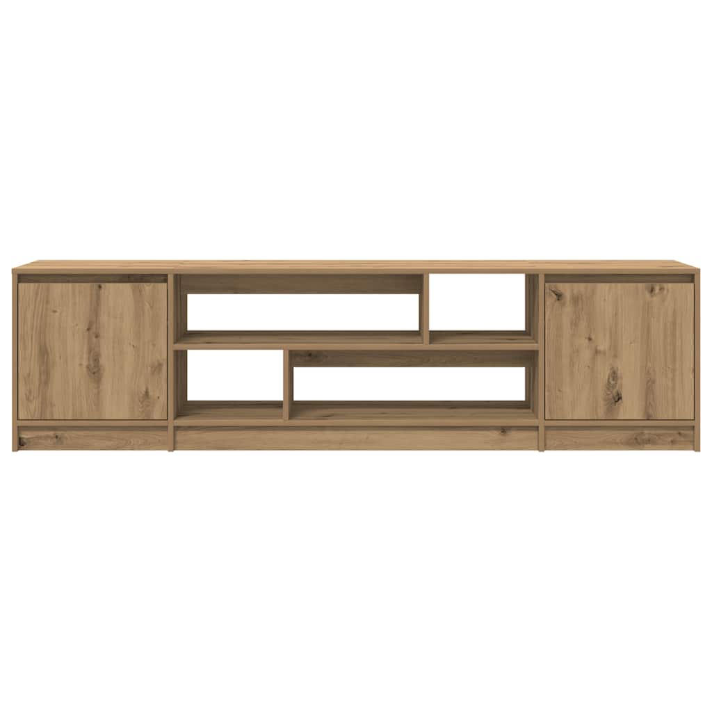 vidaXL TV Cabinet Artisan Oak 188.5x41x50 cm Engineered Wood