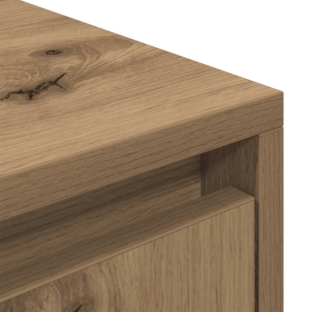 vidaXL TV Cabinet Artisan Oak 188.5x41x50 cm Engineered Wood