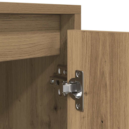 vidaXL TV Cabinet Artisan Oak 188.5x41x50 cm Engineered Wood