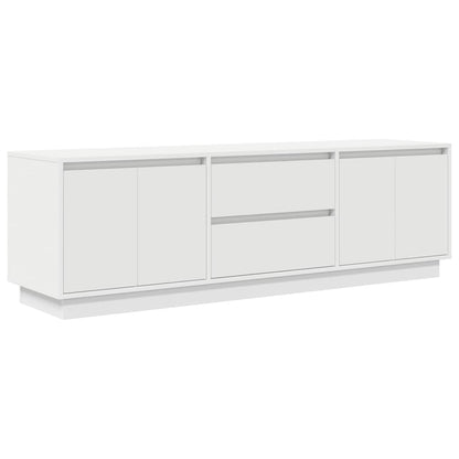 vidaXL TV Cabinet | White | Engineered wood | Medium | TV Cabinet | Rectangular