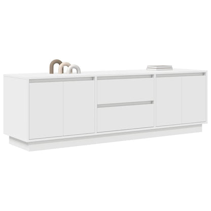 vidaXL TV Cabinet | White | Engineered wood | Medium | TV Cabinet | Rectangular