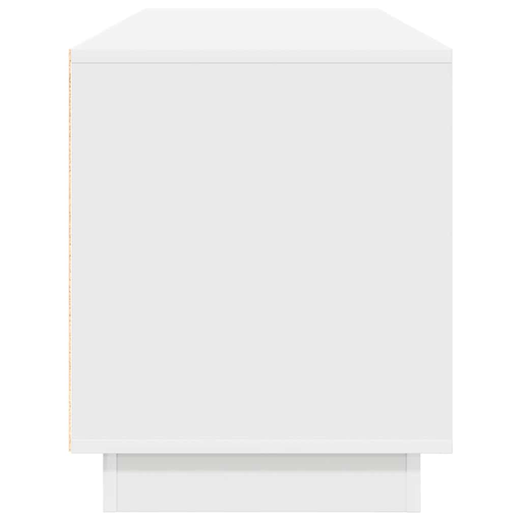 vidaXL TV Cabinet | White | Engineered wood | Medium | TV Cabinet | Rectangular