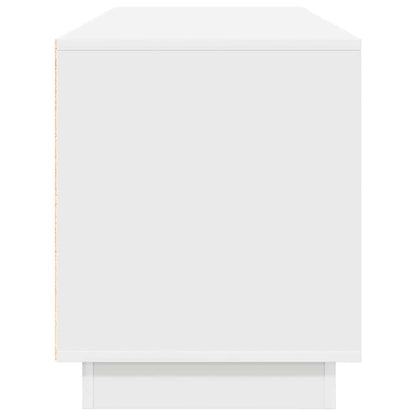 vidaXL TV Cabinet | White | Engineered wood | Medium | TV Cabinet | Rectangular