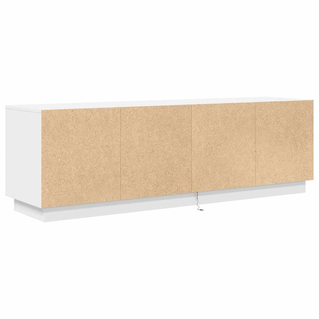 vidaXL TV Cabinet | White | Engineered wood | Medium | TV Cabinet | Rectangular