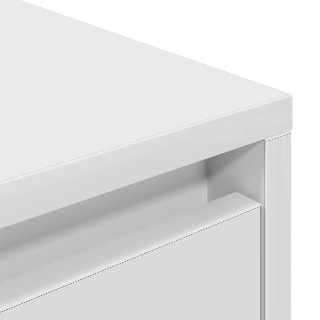 vidaXL TV Cabinet | White | Engineered wood | Medium | TV Cabinet | Rectangular