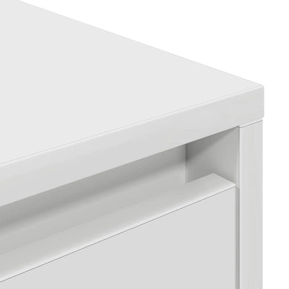 vidaXL TV Cabinet | White | Engineered wood | Medium | TV Cabinet | Rectangular