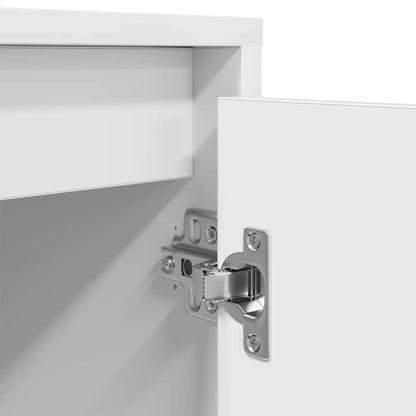 vidaXL TV Cabinet | White | Engineered wood | Medium | TV Cabinet | Rectangular