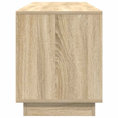 vidaXL TV Cabinet with LED Lights Sonoma Oak 160.5x41x50 cm