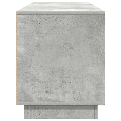 vidaXL TV Cabinet with LED Lights Concrete Grey 160.5x41x50 cm