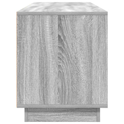 vidaXL TV Cabinet with LED Lights Grey Sonoma 160.5x41x50 cm