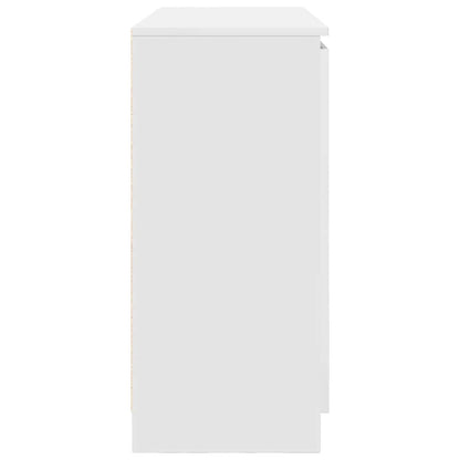 vidaXL Sideboard with Drawers White 100,5x35x76 cm Engineered Wood