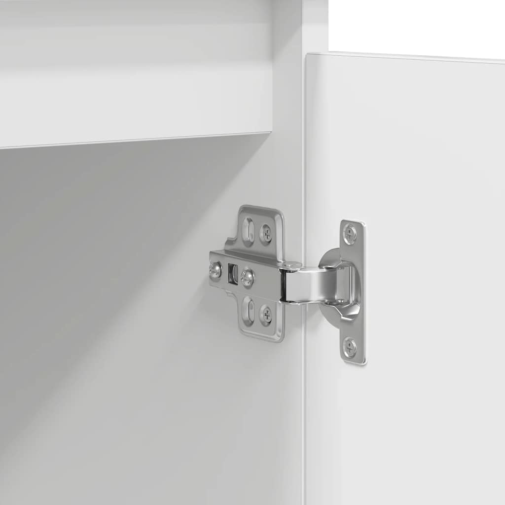 vidaXL Sideboard with Drawers White 100.5x35x76 cm Engineered Wood