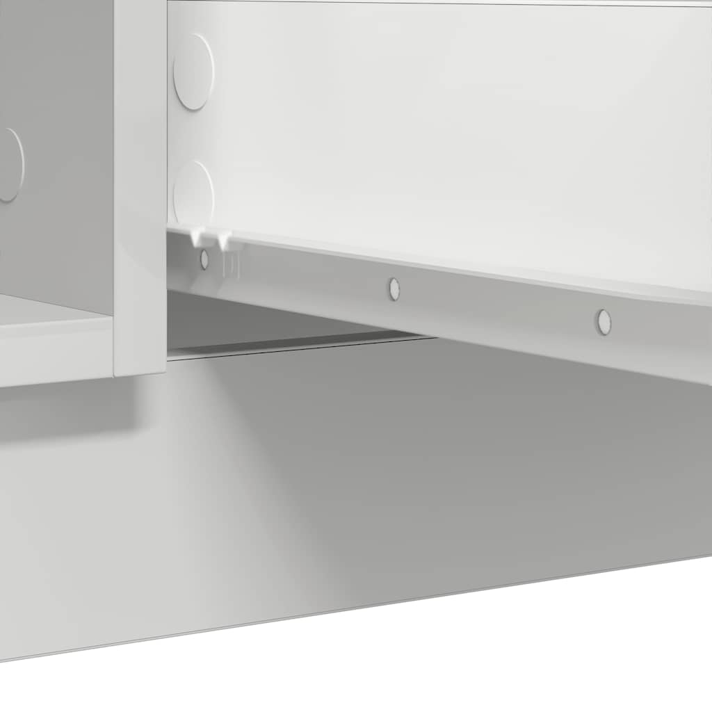 vidaXL Sideboard with Drawers White 100,5x35x76 cm Engineered Wood