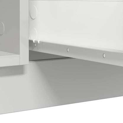 vidaXL Sideboard with Drawers White 100,5x35x76 cm Engineered Wood