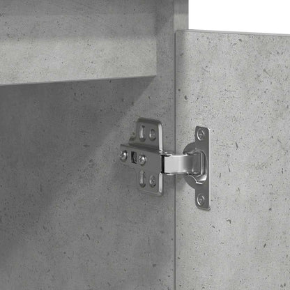 vidaXL Sideboard with Drawers Concrete Grey 100.5x35x76 cm Engineered Wood