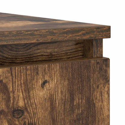 vidaXL Sideboard with Drawers Smoked Oak 100.5x35x76 cm Engineered Wood