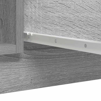 vidaXL Sideboard with Drawers Grey Sonoma 100.5x35x76 cm Engineered Wood