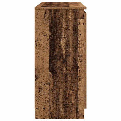 vidaXL Sideboard with Drawers Old Wood 100.5x35x76 cm Engineered Wood
