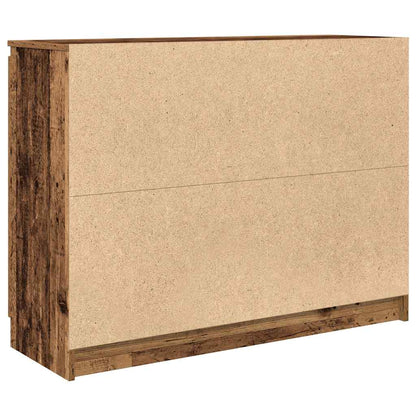 vidaXL Sideboard with Drawers Old Wood 100.5x35x76 cm Engineered Wood