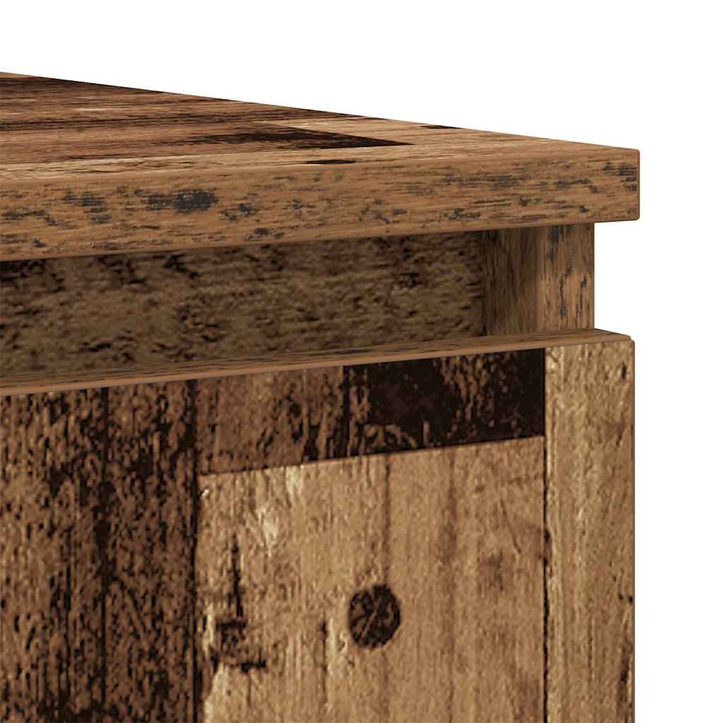 vidaXL Sideboard with Drawers Old Wood 100.5x35x76 cm Engineered Wood