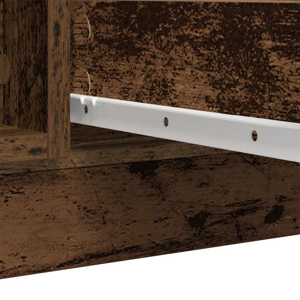 vidaXL Sideboard with Drawers Old Wood 100.5x35x76 cm Engineered Wood