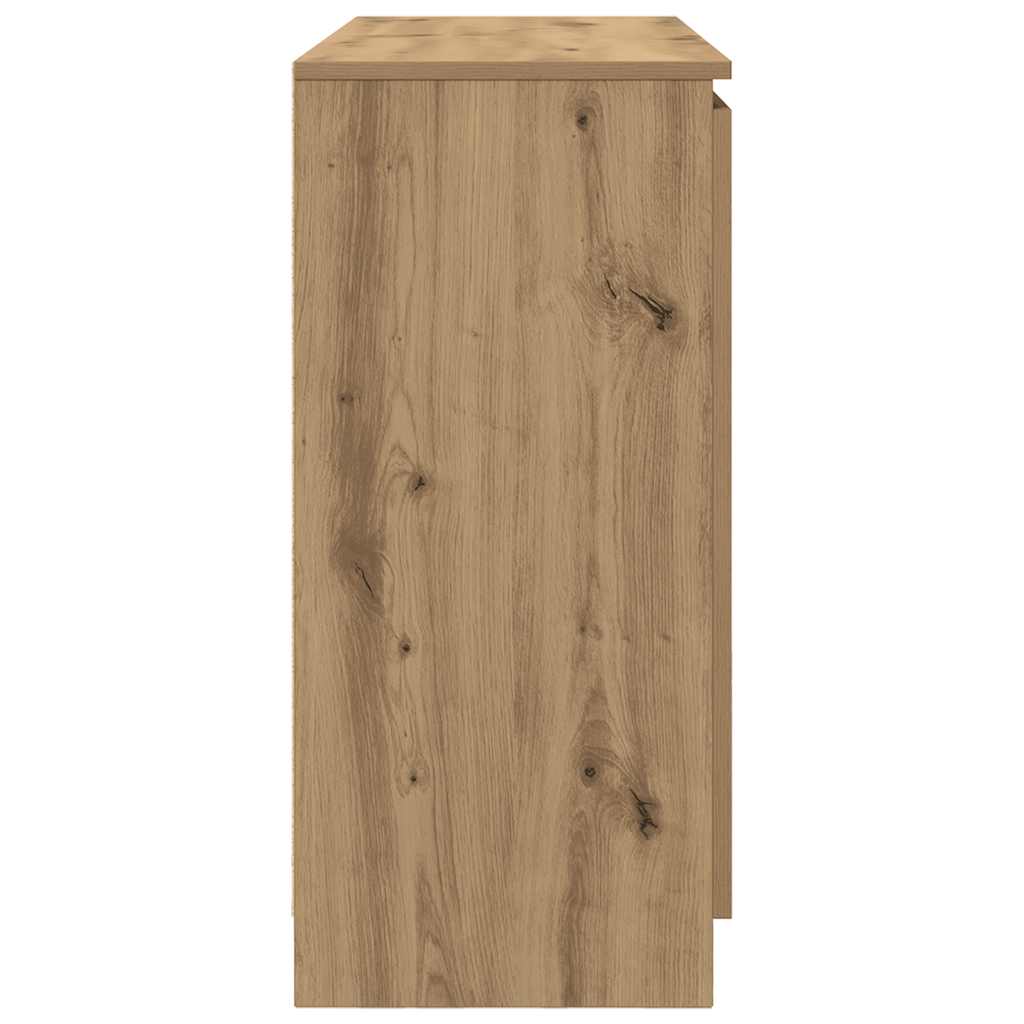 vidaXL Sideboard with Drawers Artisan Oak 100.5x35x76 cm Engineered Wood