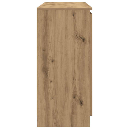 vidaXL Sideboard with Drawers Artisan Oak 100.5x35x76 cm Engineered Wood