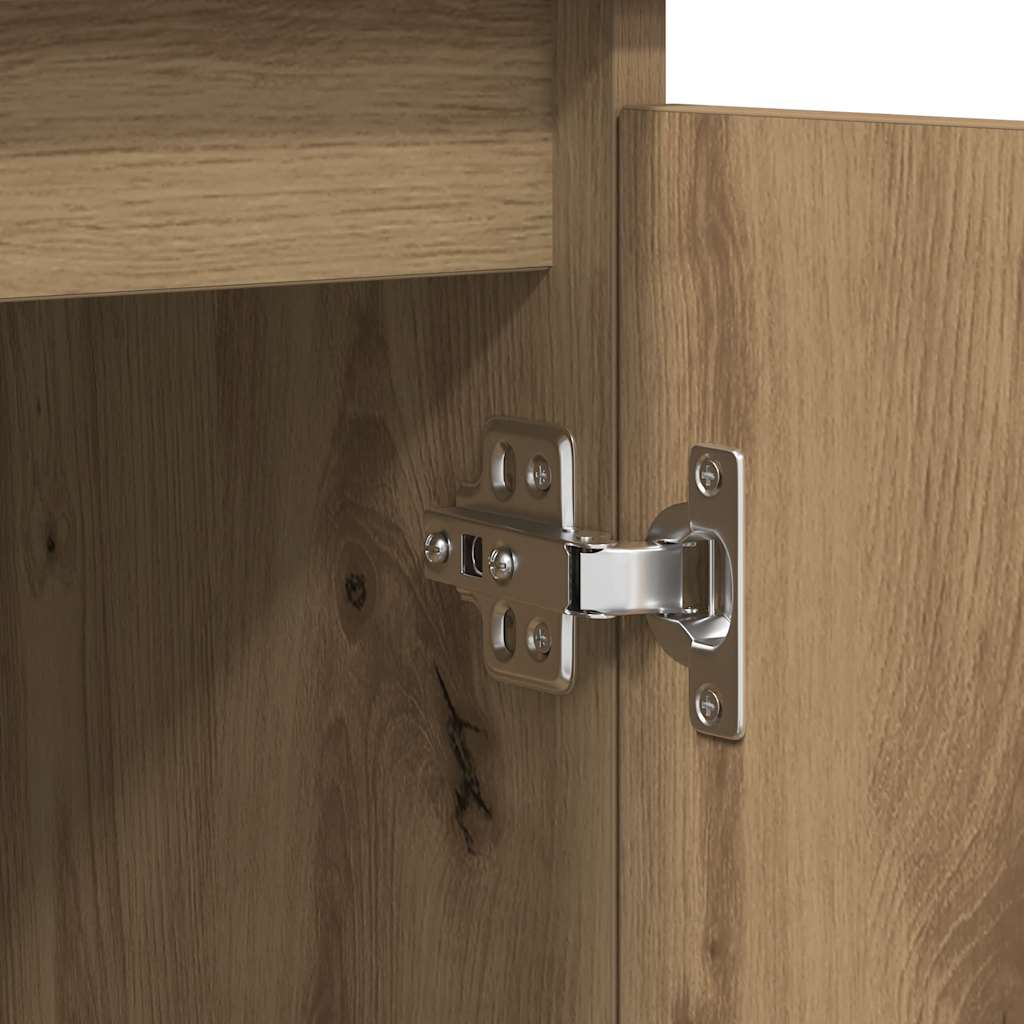 vidaXL Sideboard with Drawers Artisan Oak 100.5x35x76 cm Engineered Wood