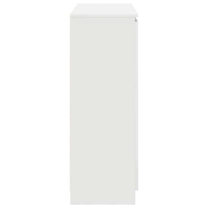 vidaXL Sideboard with Drawers White 100.5x35x98.5 cm Engineered Wood