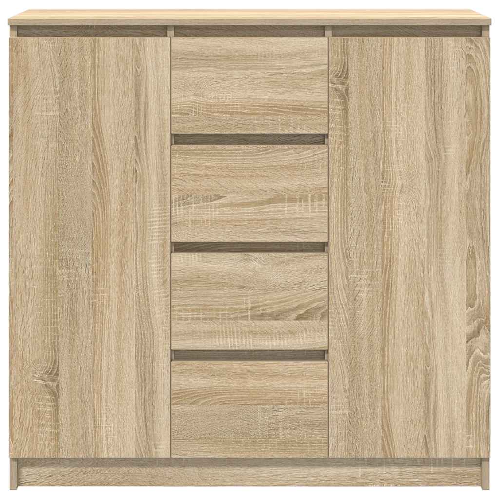 vidaXL Sideboard with Drawers Sonoma Oak 100.5x35x98.5 cm